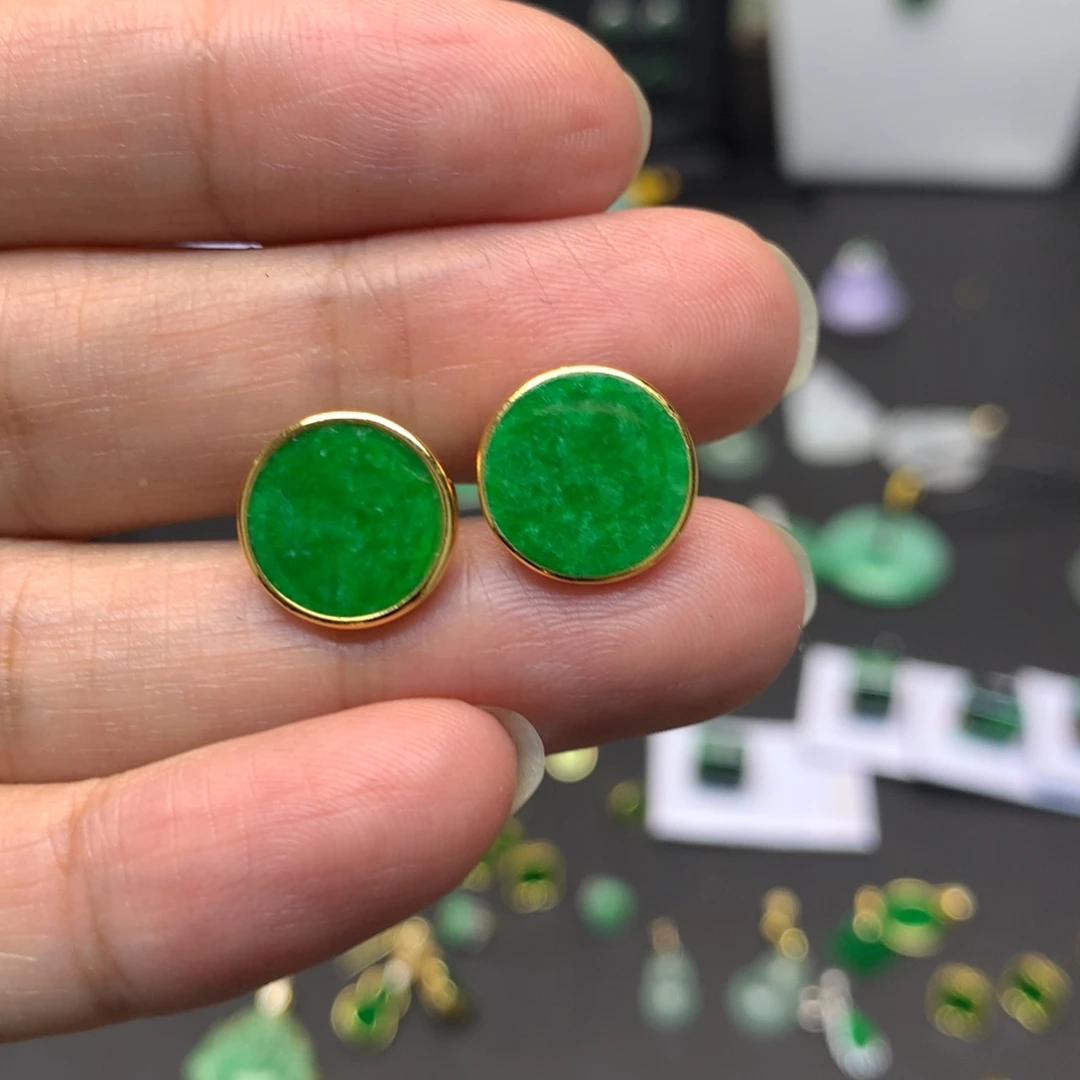 豫***酱翡翠银S925镶嵌颈饰有纹裂