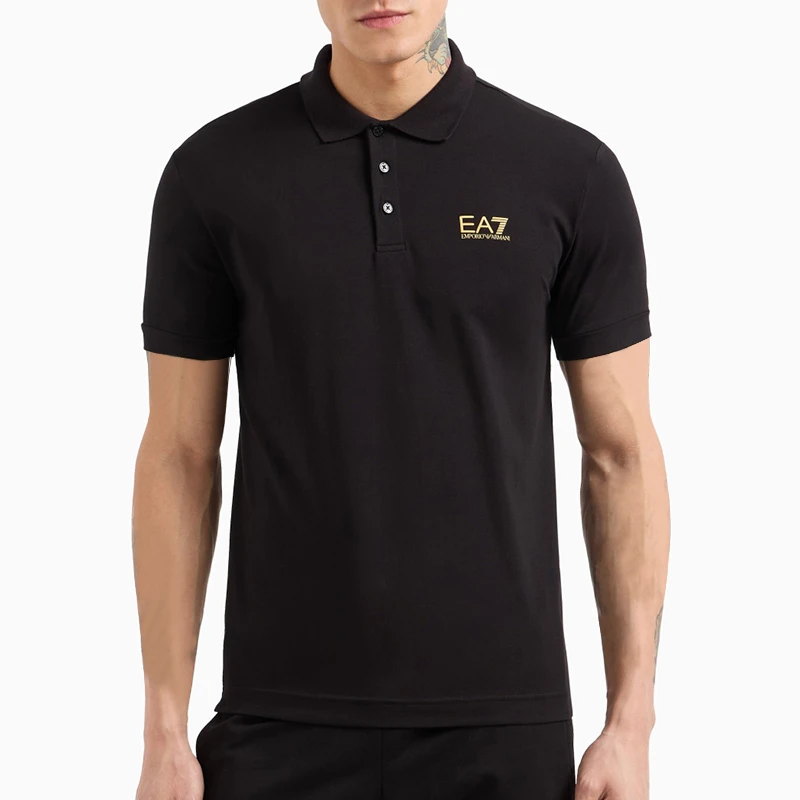 Ea7 Emporio Armani安普里奥阿玛尼男士短袖POLO衫夏季商务半袖