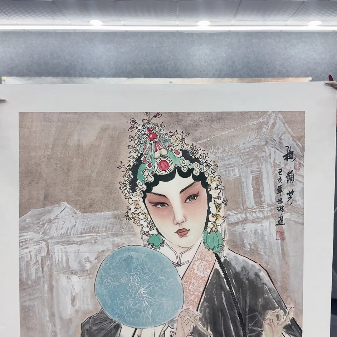 国画国画亲笔手绘