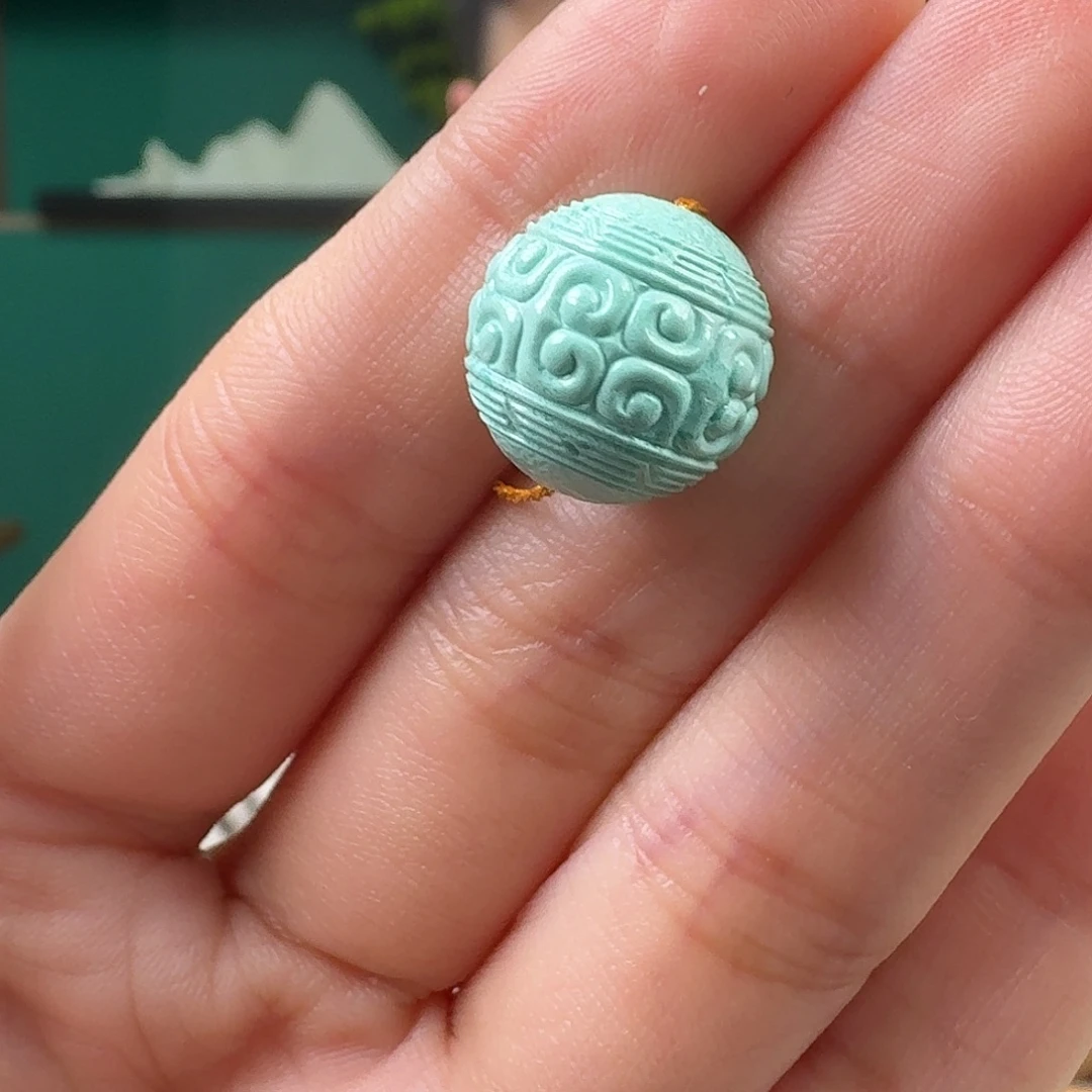 绿松石未镶嵌挂件