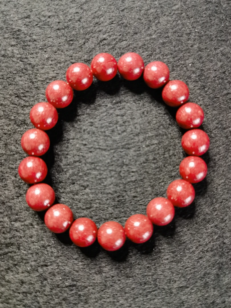 天然辰砂紫金砂朱砂手串8mm 多样性发其一件