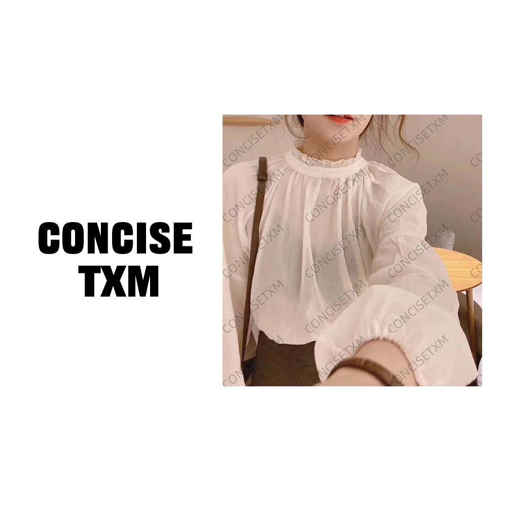 【唐小木】秋季新款上衣设计感小众气质衬衫  S0679