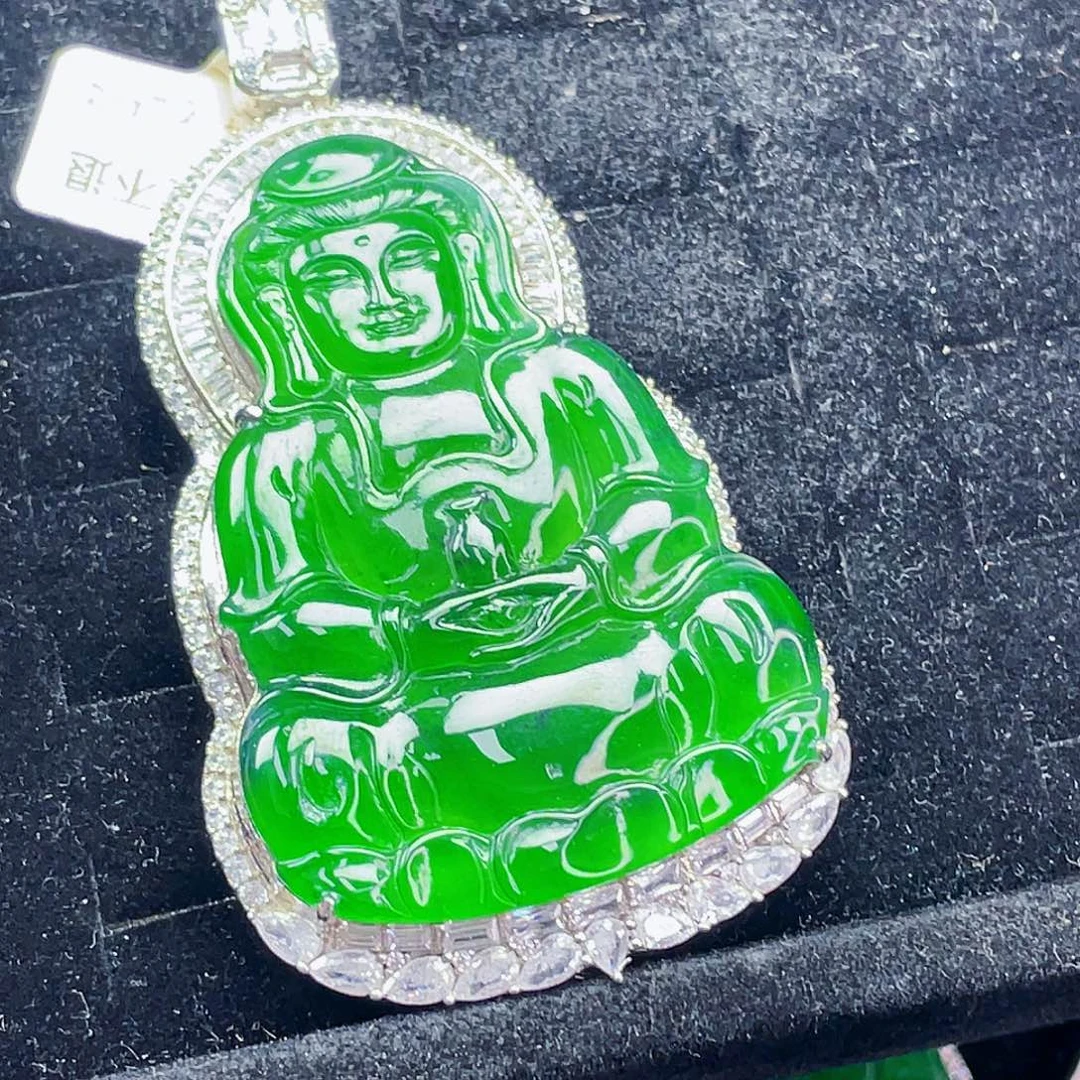 翡翠未镶嵌颈饰11