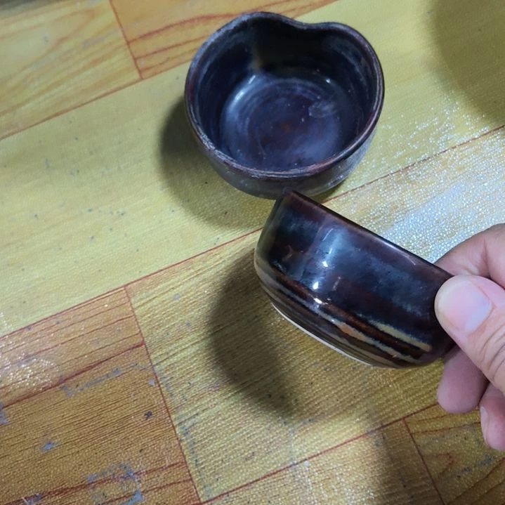 瓷片磁州窑五厂盘碗壶杯有瑕疵