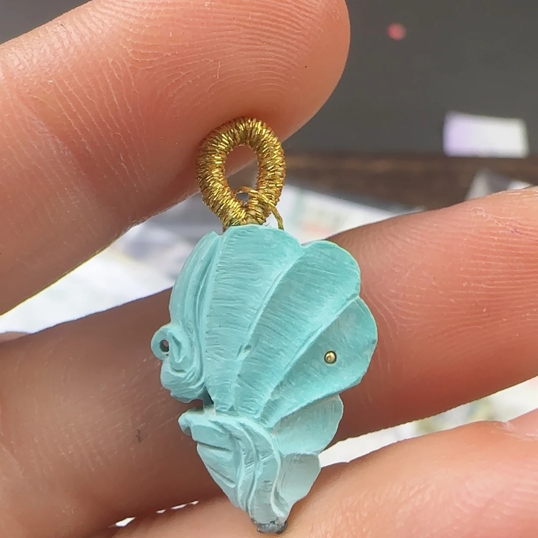 绿松石珠宝半成品未镶嵌