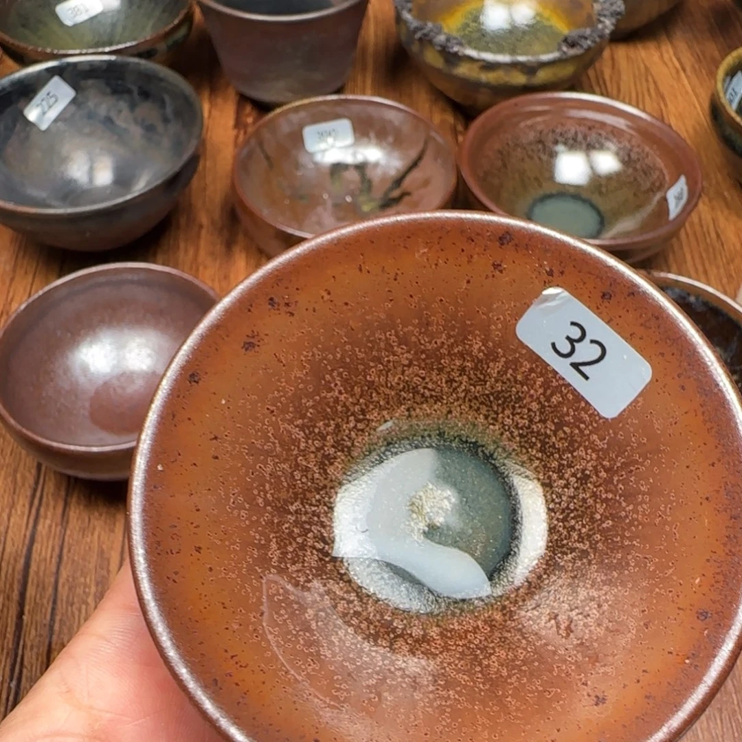 源***柴烧建盏茶盏茶杯32