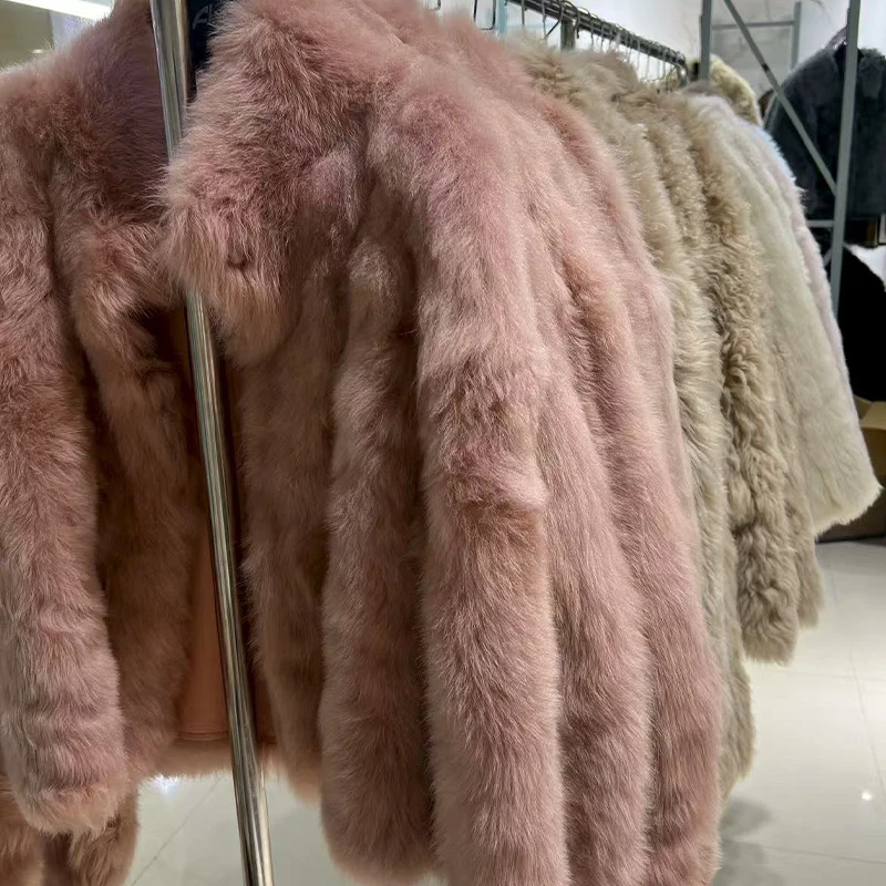 A系列高品质托斯卡纳皮毛一体品质皮草外套