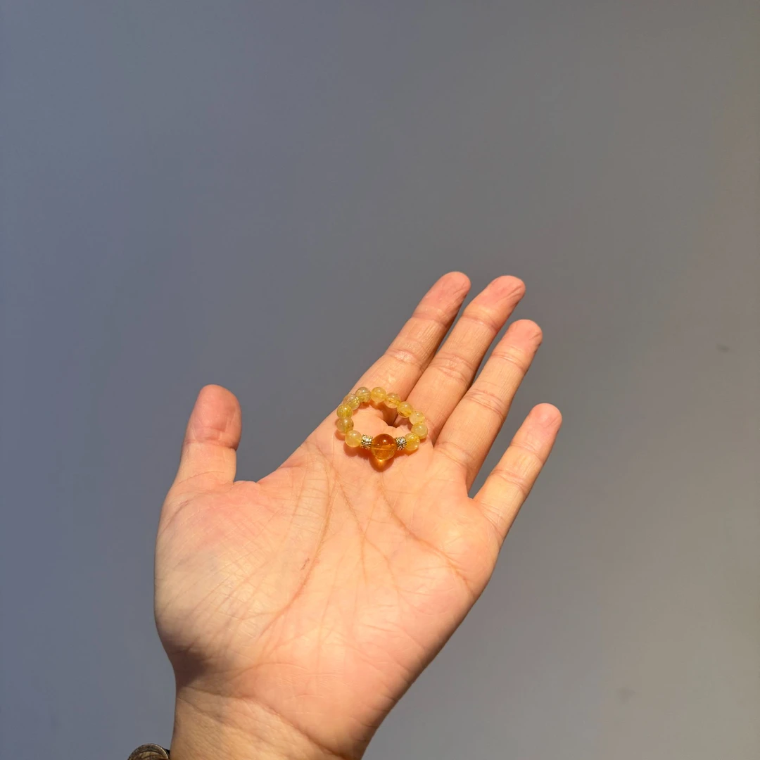 「财满堂」金发晶戒指·我变有钱·我变有钱·我变有钱·环环有钱！！！！