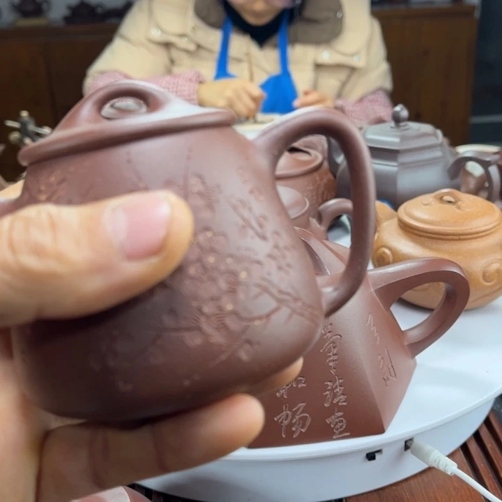 茶壶紫砂紫砂等珍贵