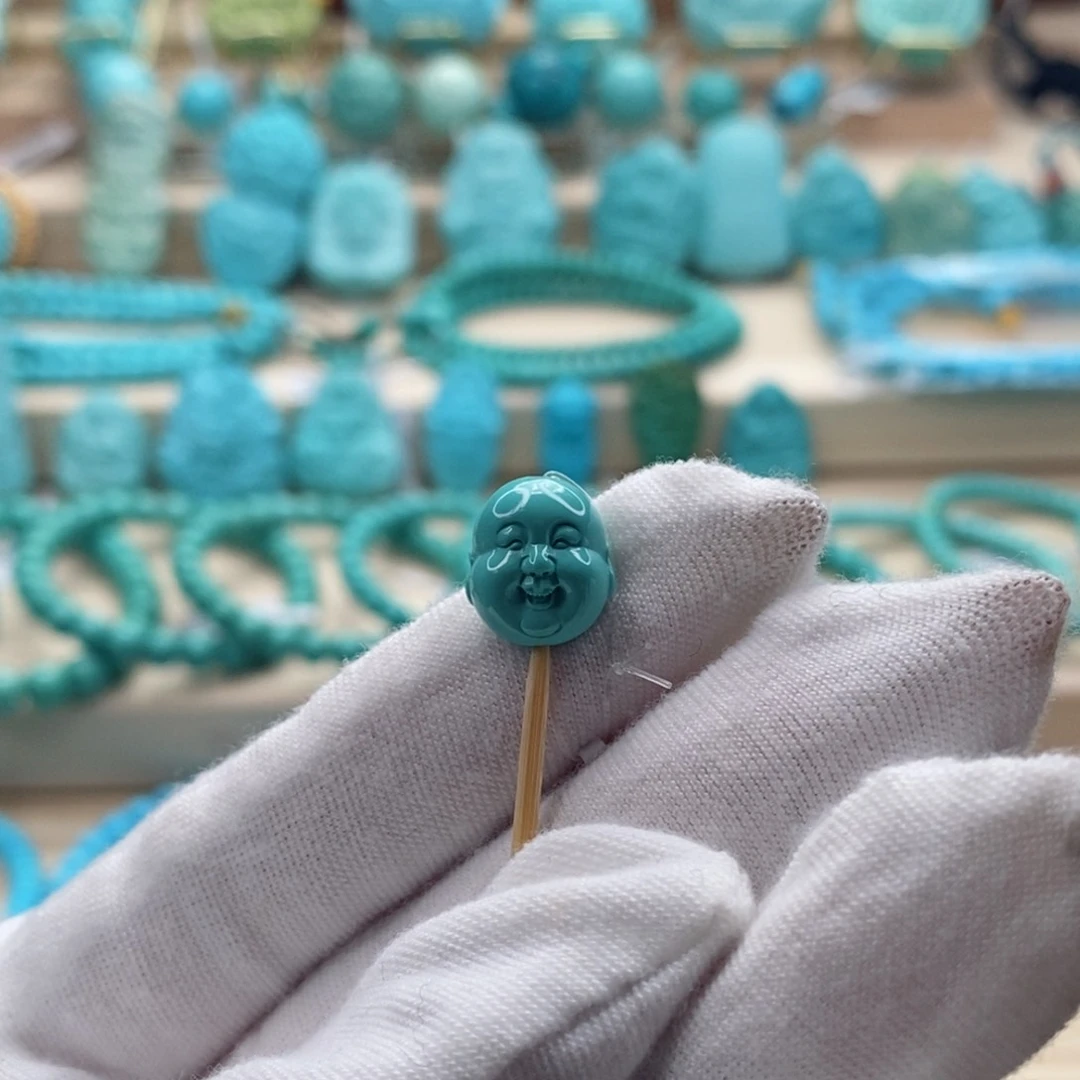 绿松石珠宝奇石未镶嵌