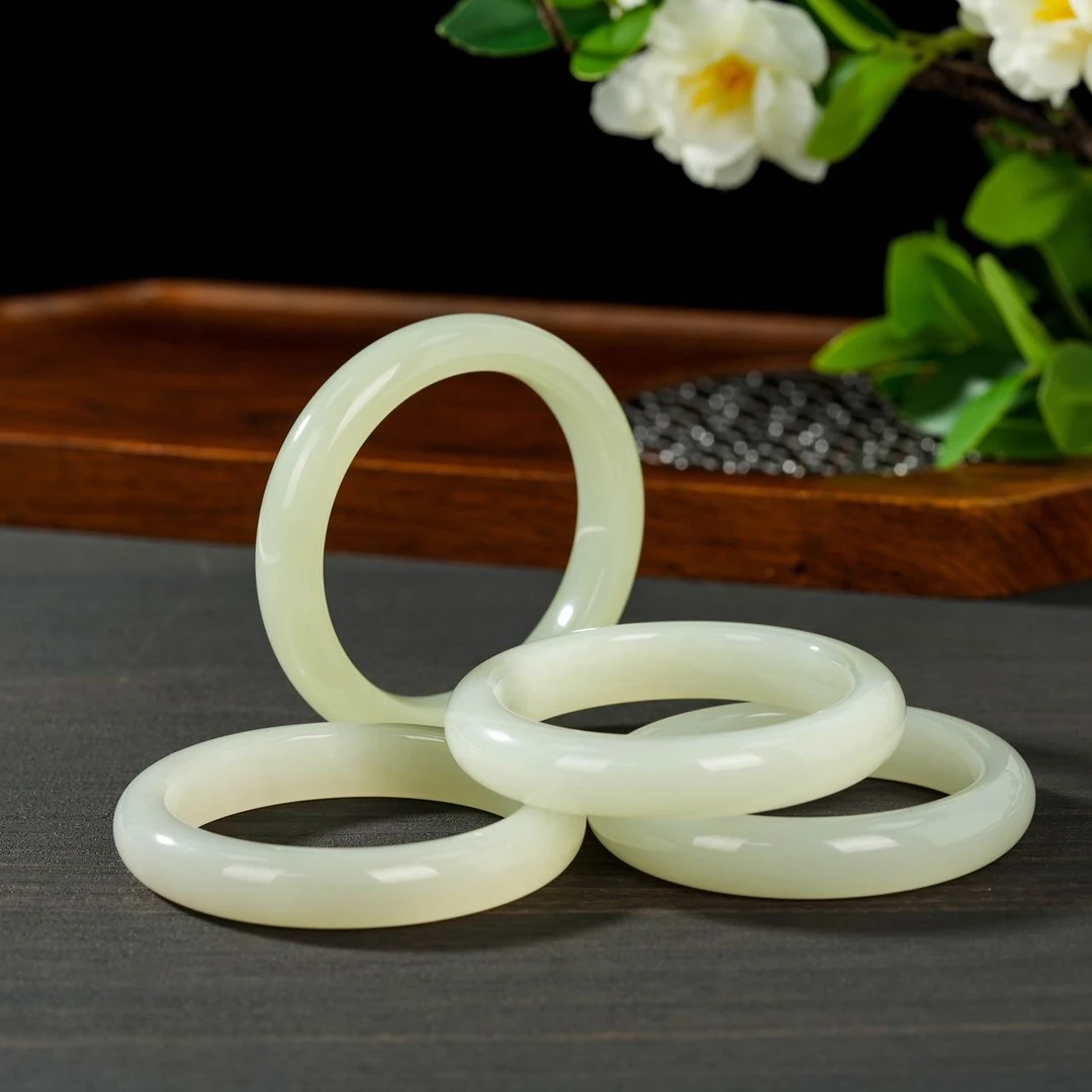 【云上好物】和田玉手镯-多样性发其一-12*8mm-DS68404-6（JG）