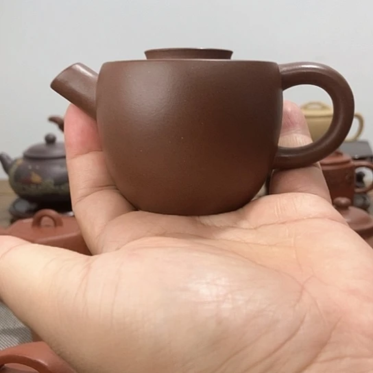 茶壶紫砂紫泥巨轮
