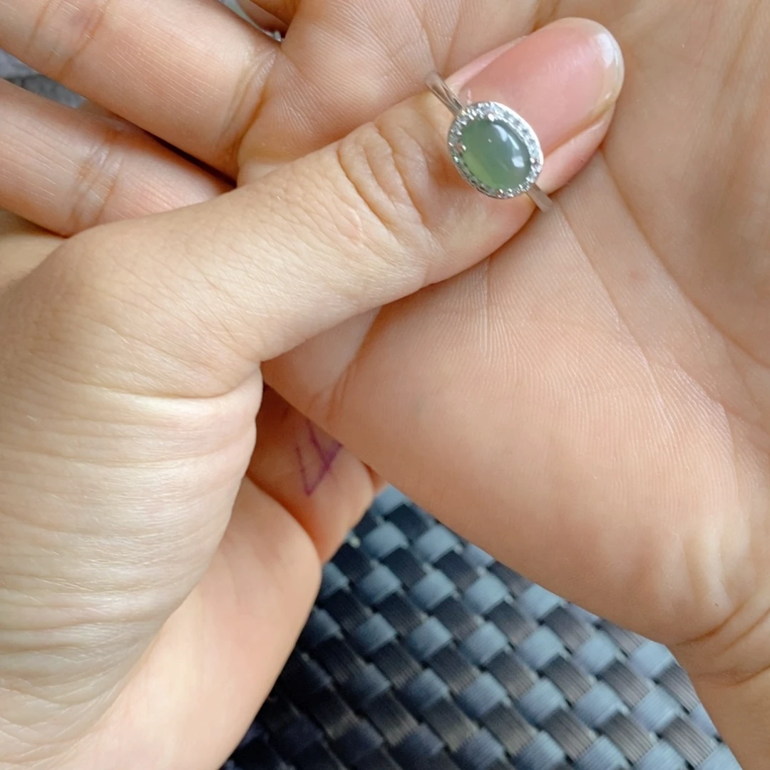 糖***果未镶嵌戒指翡翠缅甸
