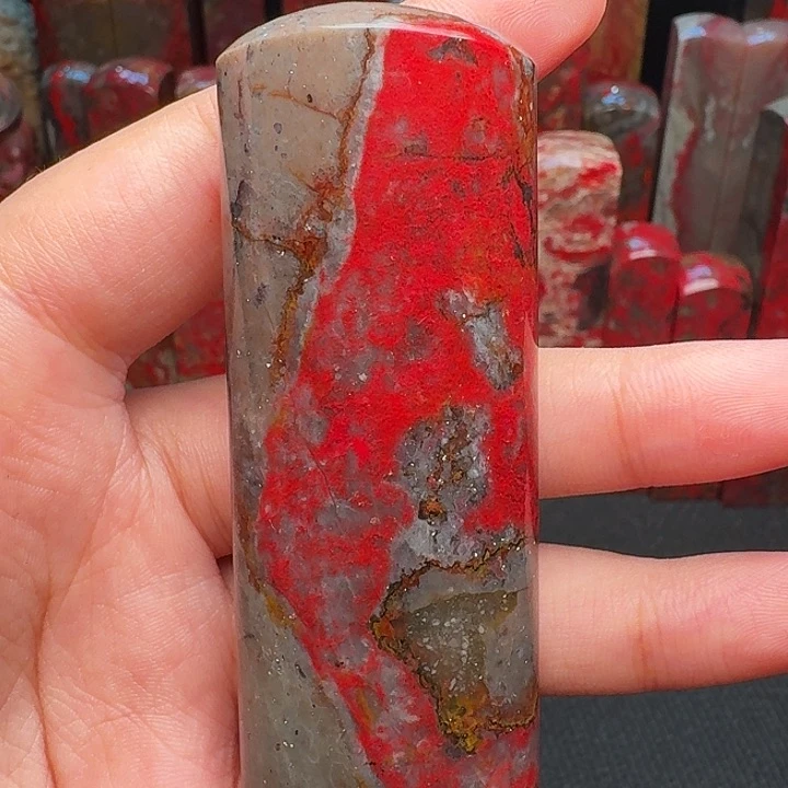 昌化石印石精品昌化鸡血石