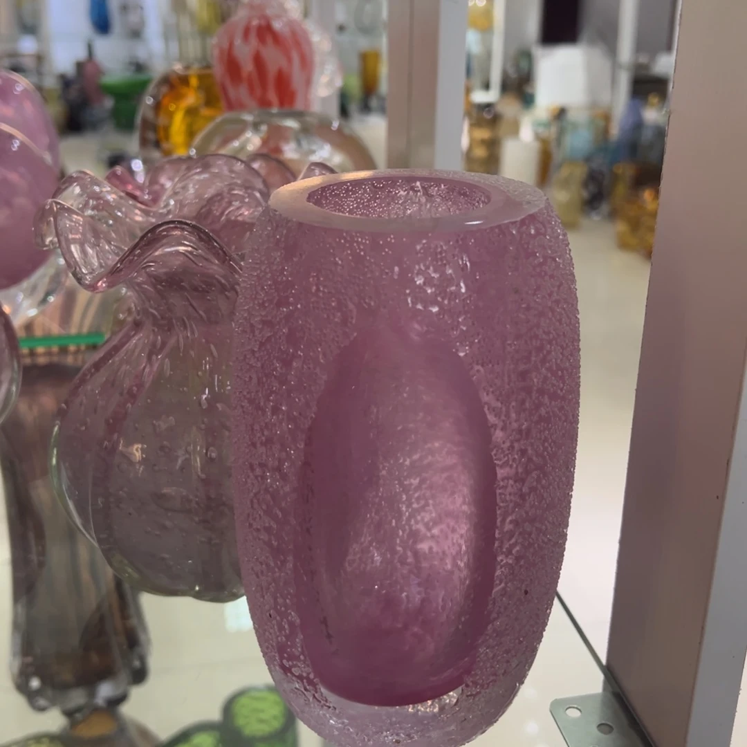 幻彩琉璃花瓶花器高度18