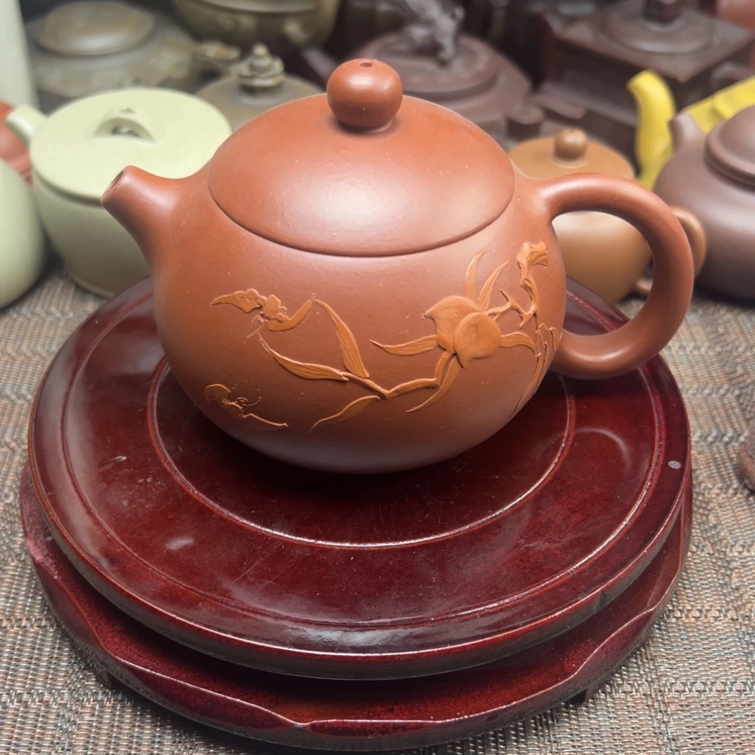 茶壶紫砂宜兴原矿紫砂壶350毫升容量