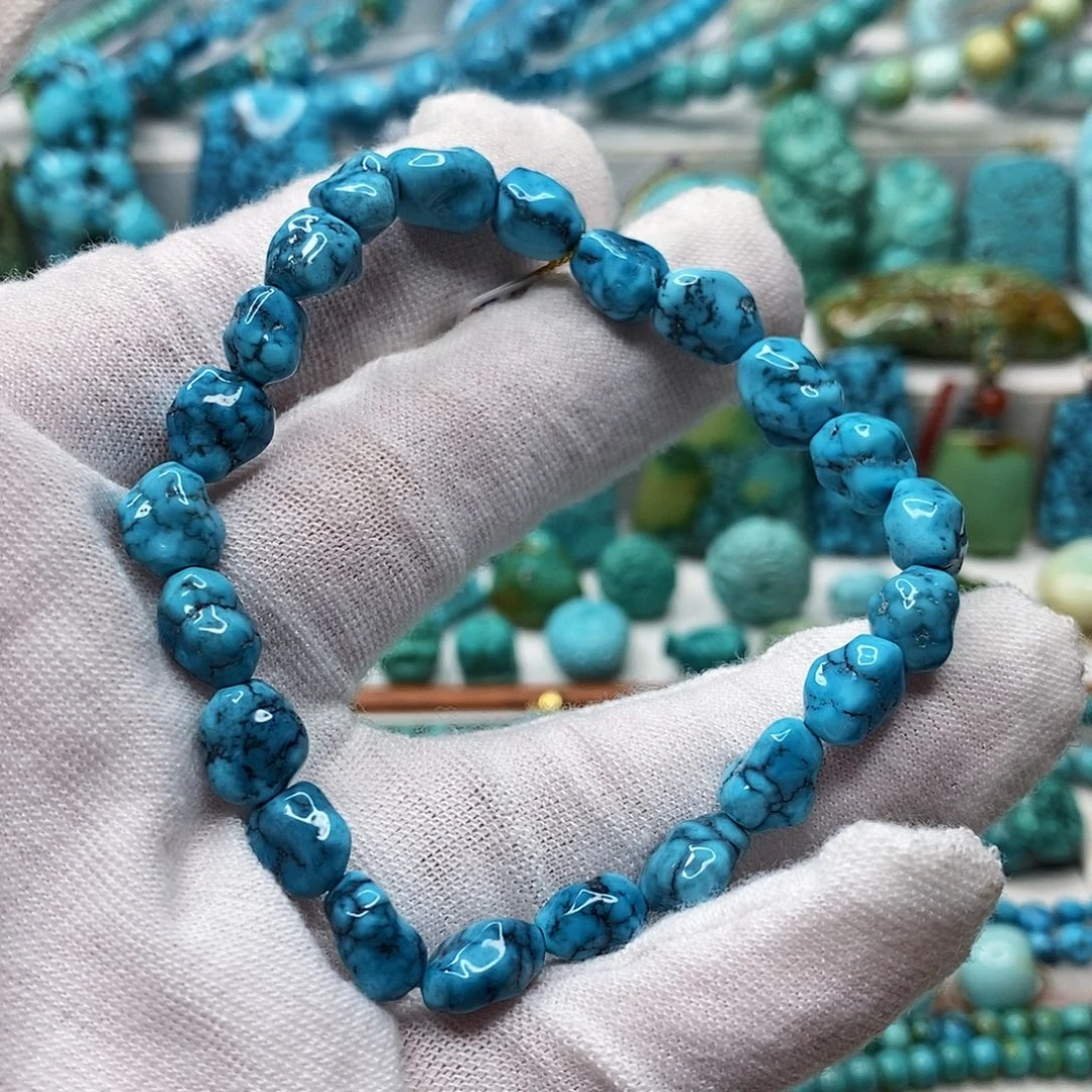 未镶嵌绿松石天然原矿 带武汉地大证书