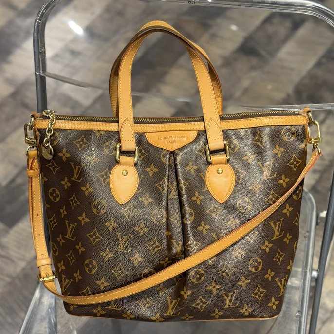 95新 LouisVuitton/路易威登 老花派拉蒙小号 经典百搭