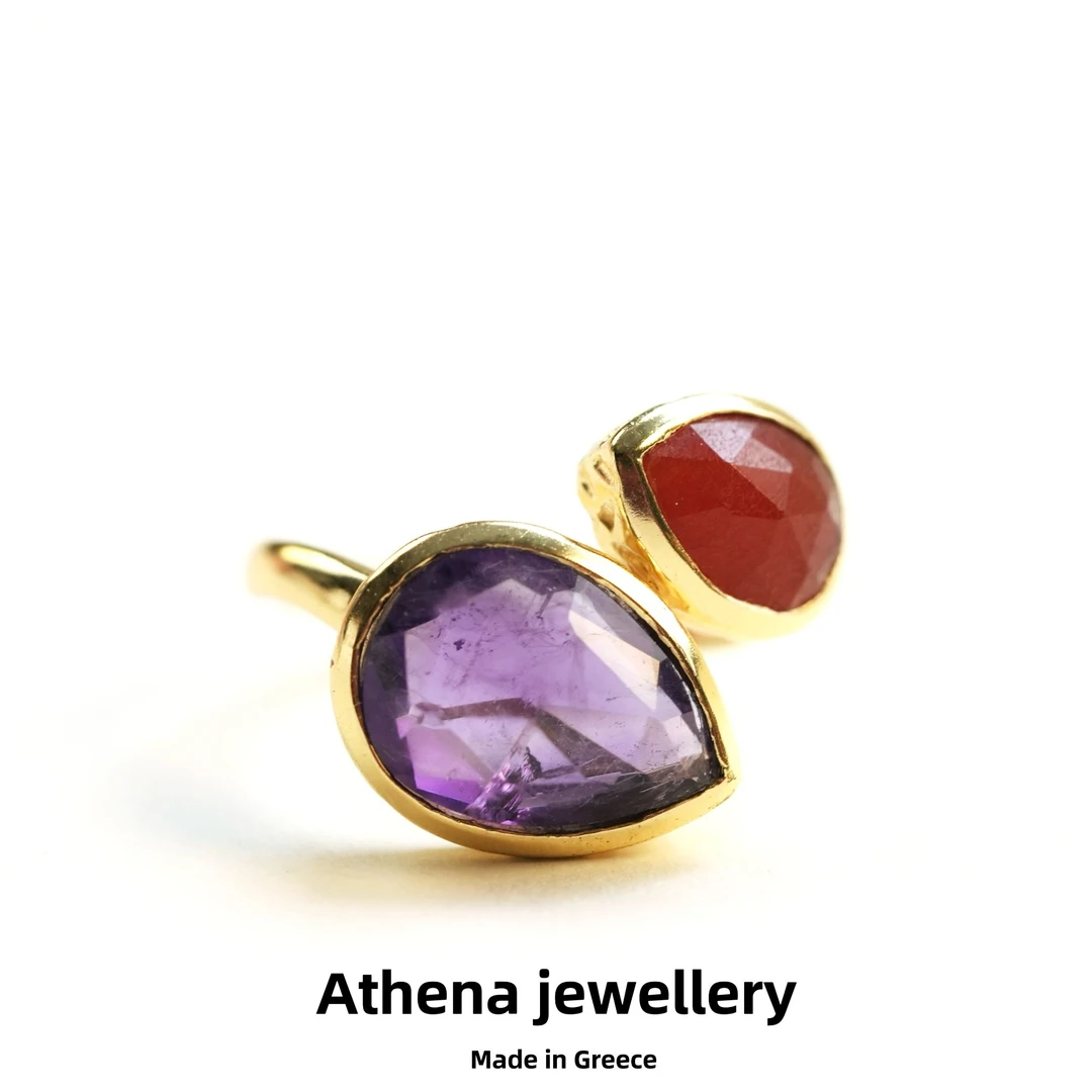 铜合金戒指 铜合金 戒指饰品简约时尚精致百搭小众轻奢爱觅ermis