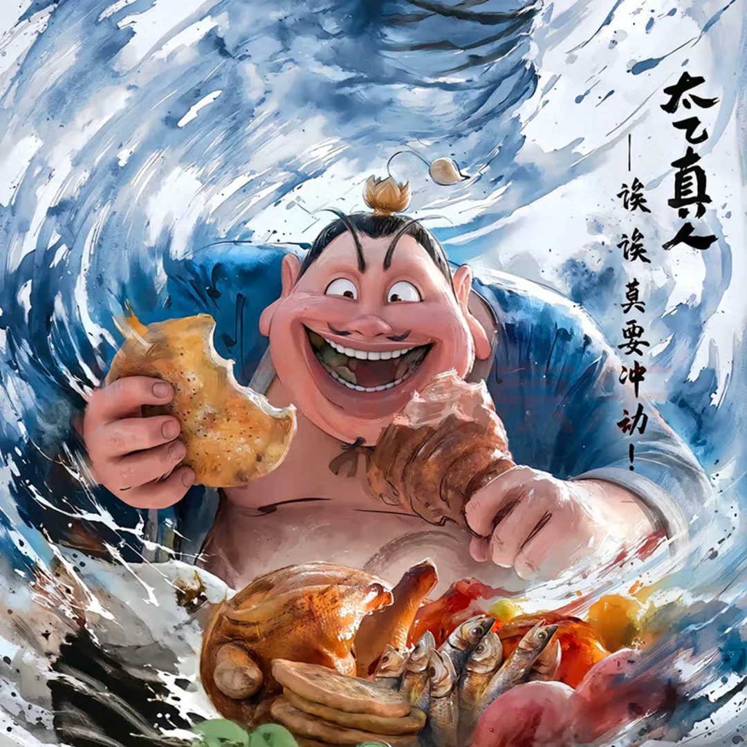 哪吒2！太乙哪吒磁力快六面磁力拼装六面场景图案儿童益智玩具