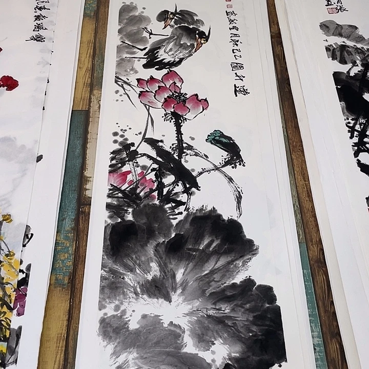 国画张圣敏先生纯手绘作品