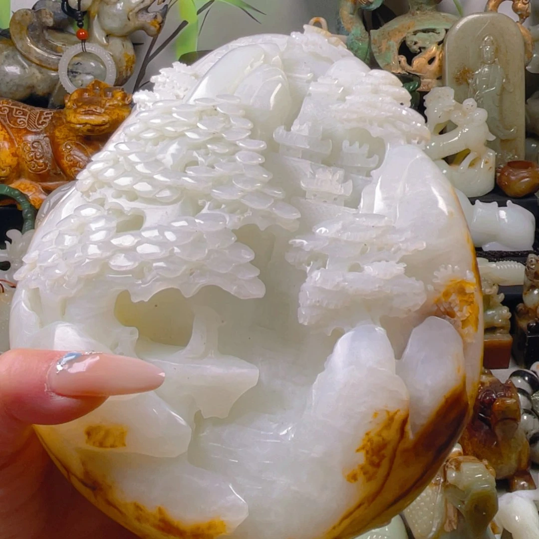 和田玉挂件未镶嵌用****9