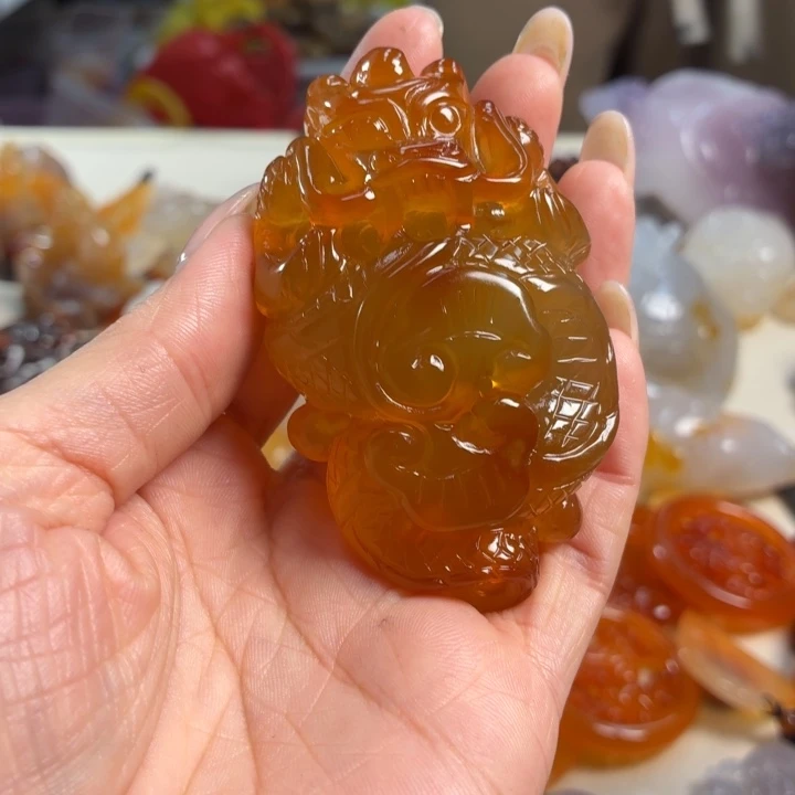 玛瑙/玉髓未镶嵌吊坠(不含链)