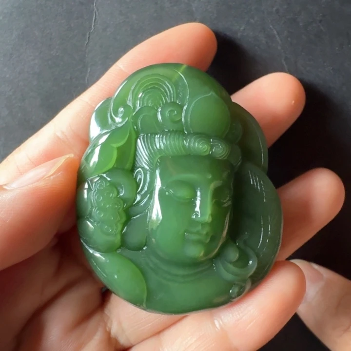和田玉（碧玉）未镶嵌颈饰