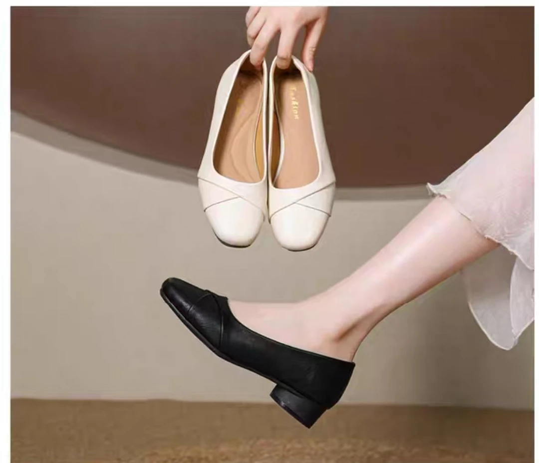 【断码清货牛皮】2025年新号开播福利款软皮软底软面单鞋