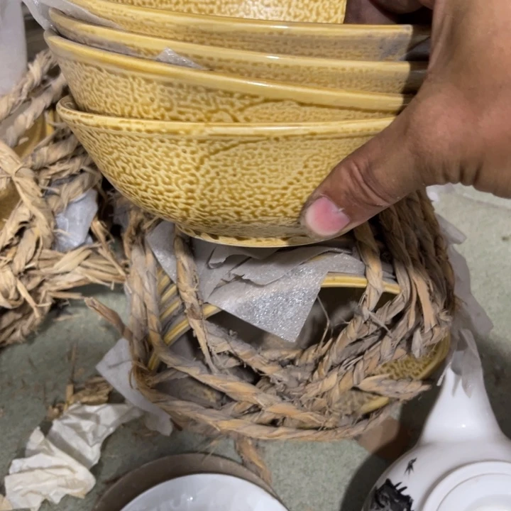 虎皮釉直径18大碗