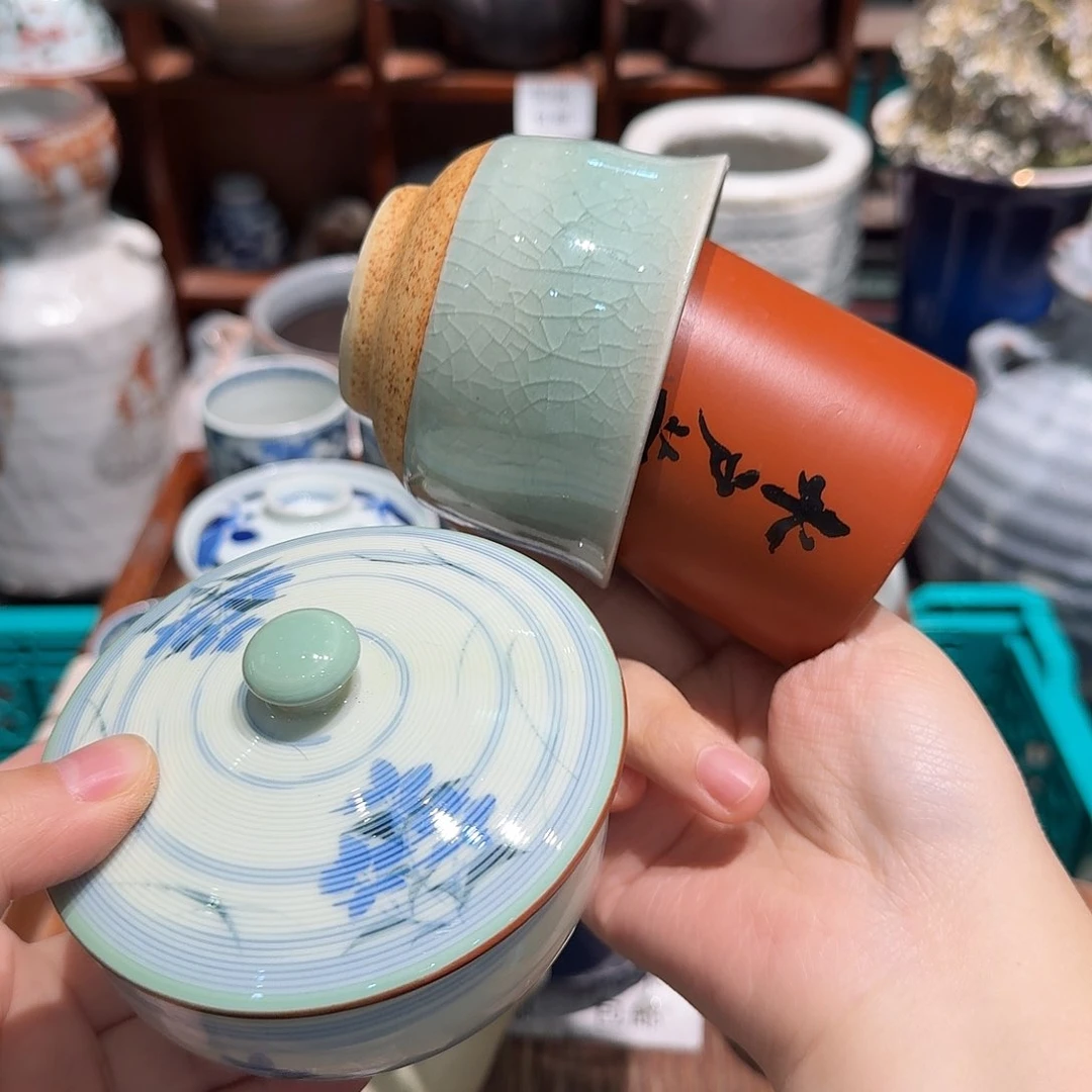 瓷片五十包邮散瓷非全新
