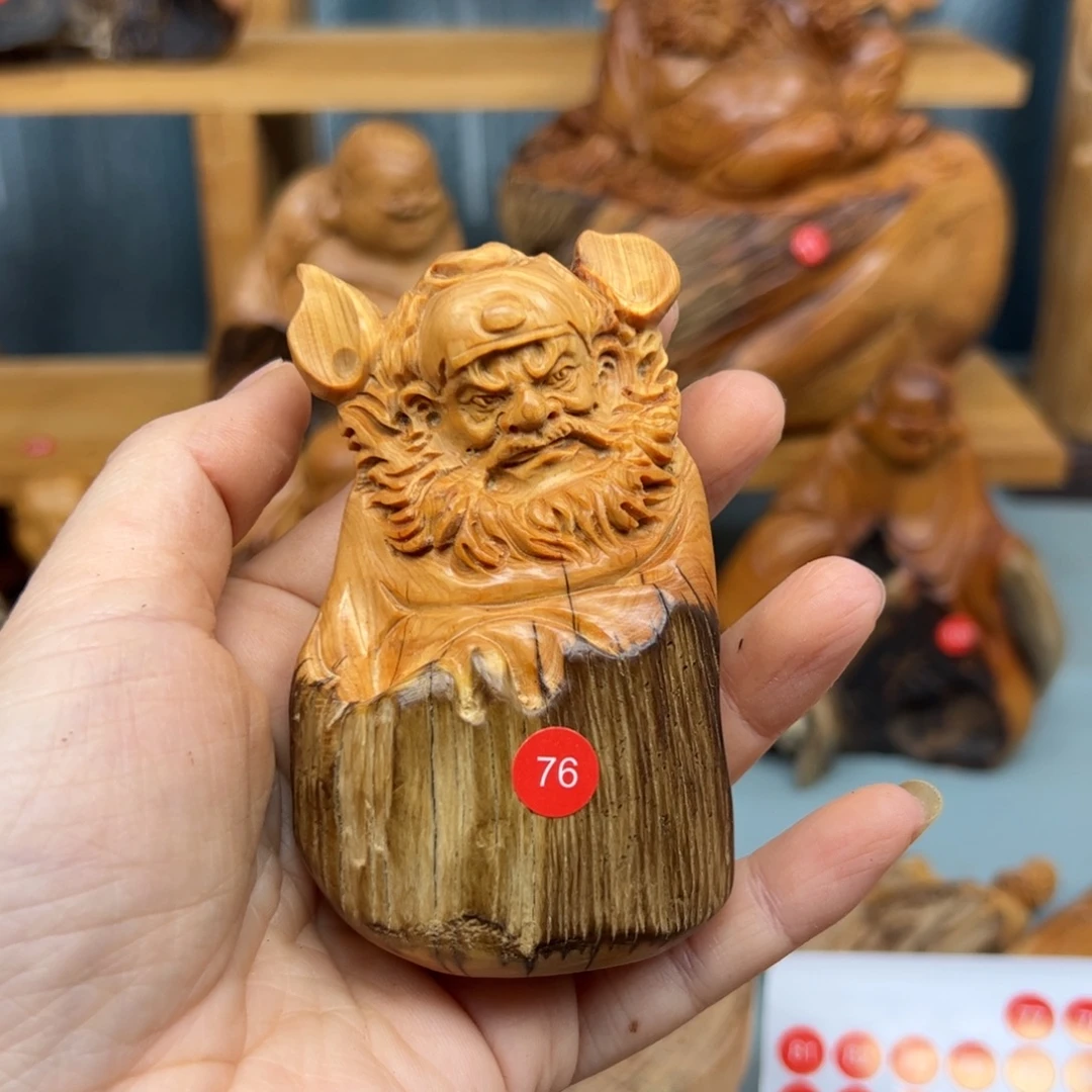 周***柏木崖柏木摆件手把件