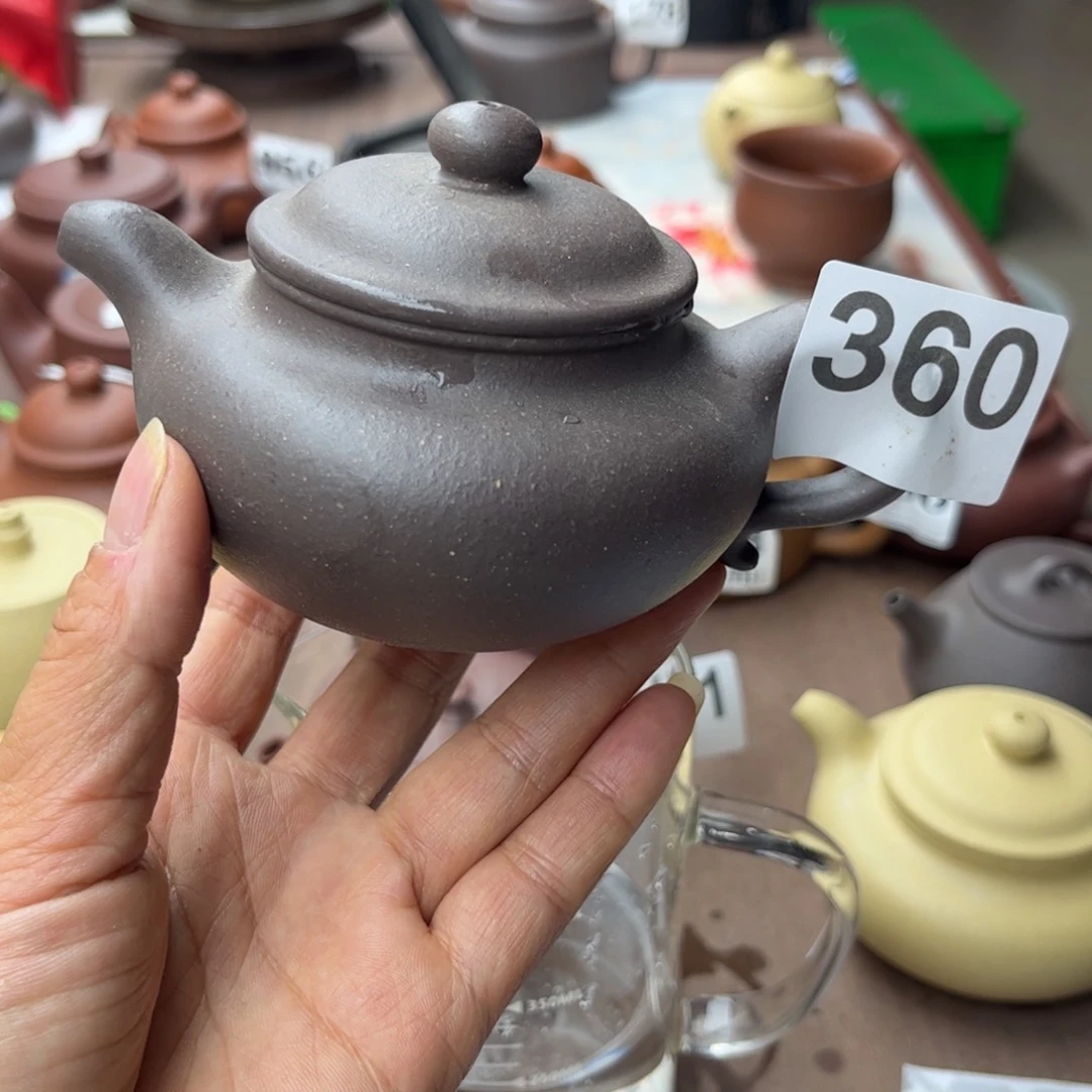 紫砂茶壶天青大瑕疵160cc
