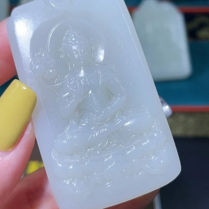 和田玉未镶嵌颈饰X7