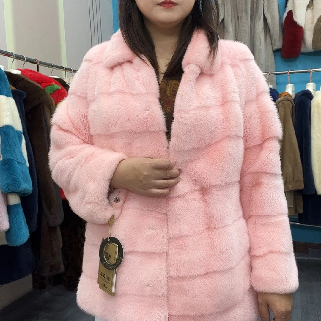 媛*在新款整貂外套