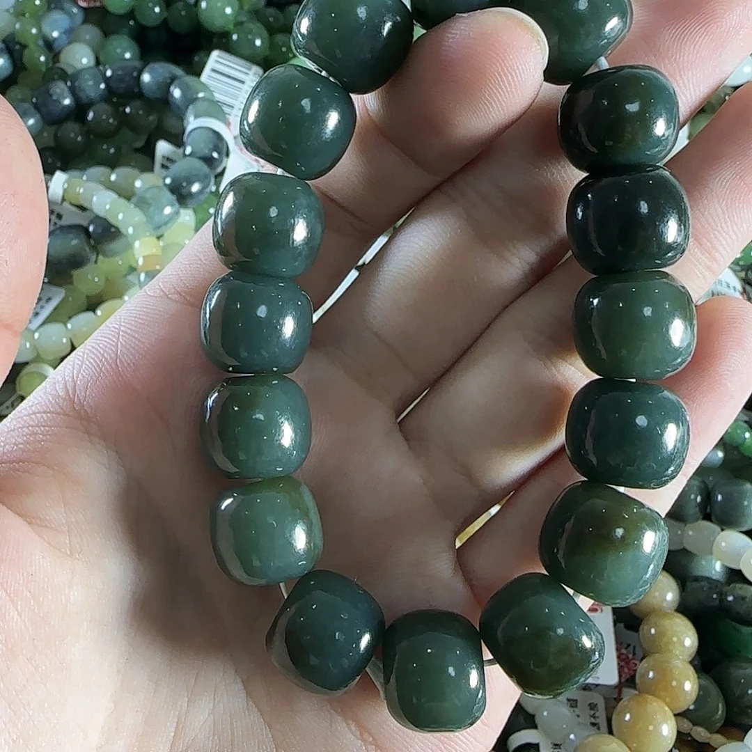 和田玉手链未镶嵌125