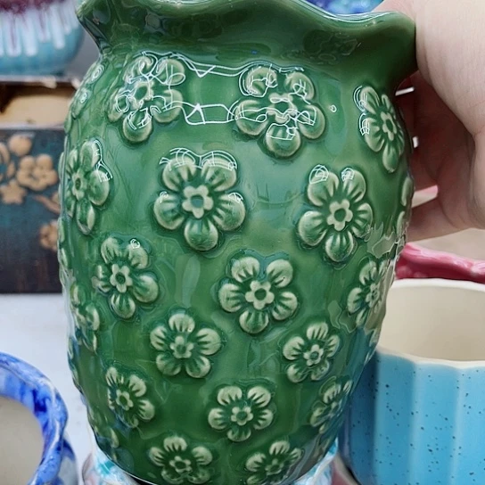 多肉绿植陶瓷花盆9.9包邮