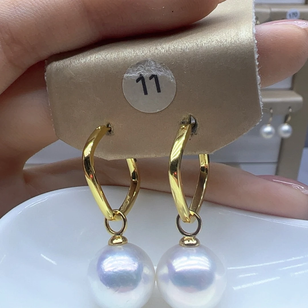 未镶嵌淡水珍珠耳饰