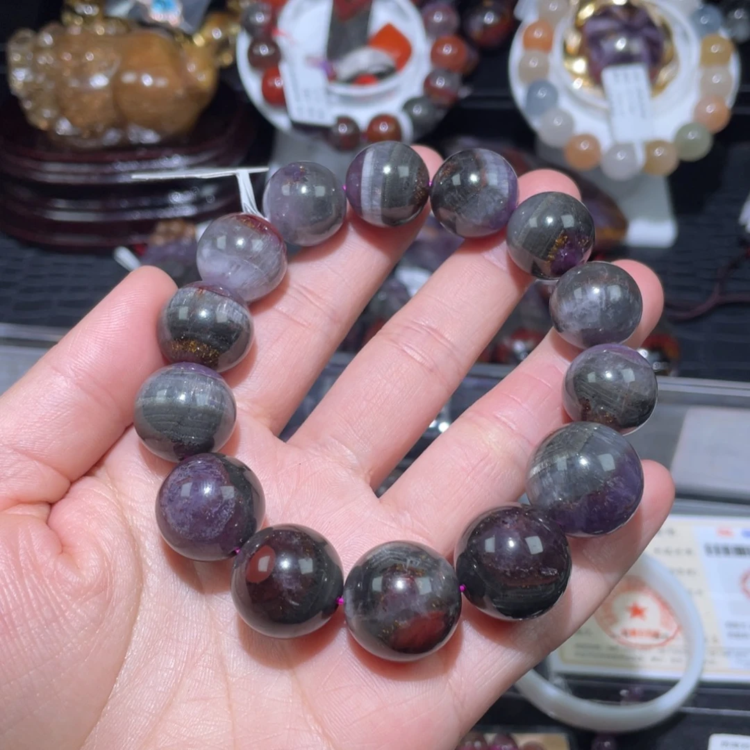 用***6水晶未镶嵌手链16mm极光23手链单圈