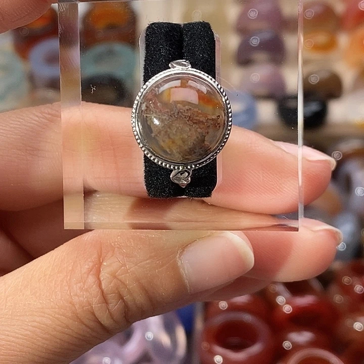 玛瑙/玉髓未镶嵌戒指不退换