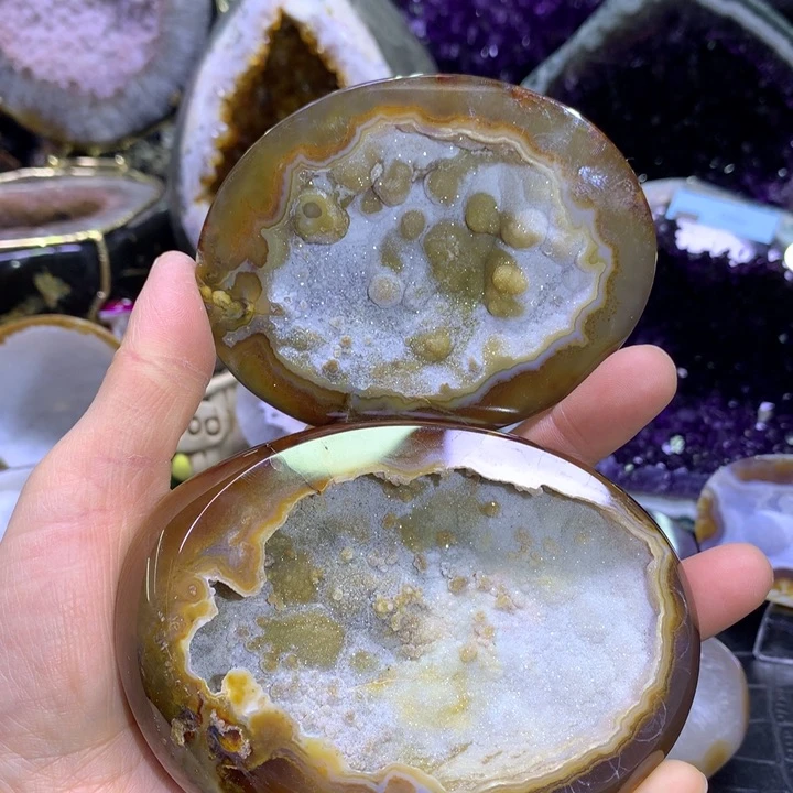 水晶 福利全抛彩软盆未镶嵌