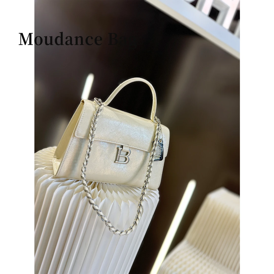 【爱丁堡】Moudance 新款高级感小众链条轻奢单肩斜跨女包8879