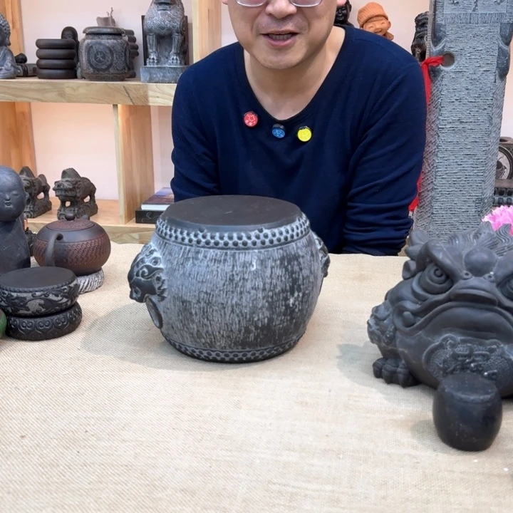 西安石晋錾石雕手工雕刻摆件