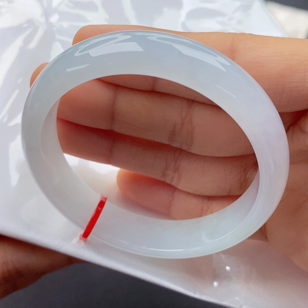 翡翠未镶嵌手镯54正圈