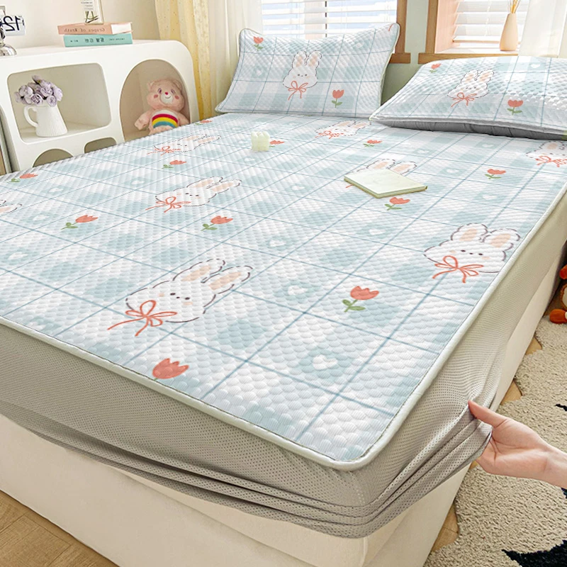 冰豆豆凉席夏季空调房软席子学生宿舍单人床单夏凉垫子冰丝夏儿童