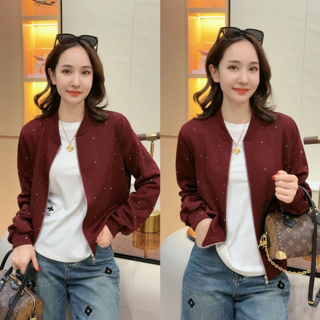 【满天星夹克】新款时尚休闲显瘦夹克衫外套XY241953 JDND轩羽