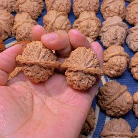 【闪购商品】吊坠文玩核桃_****年角白41