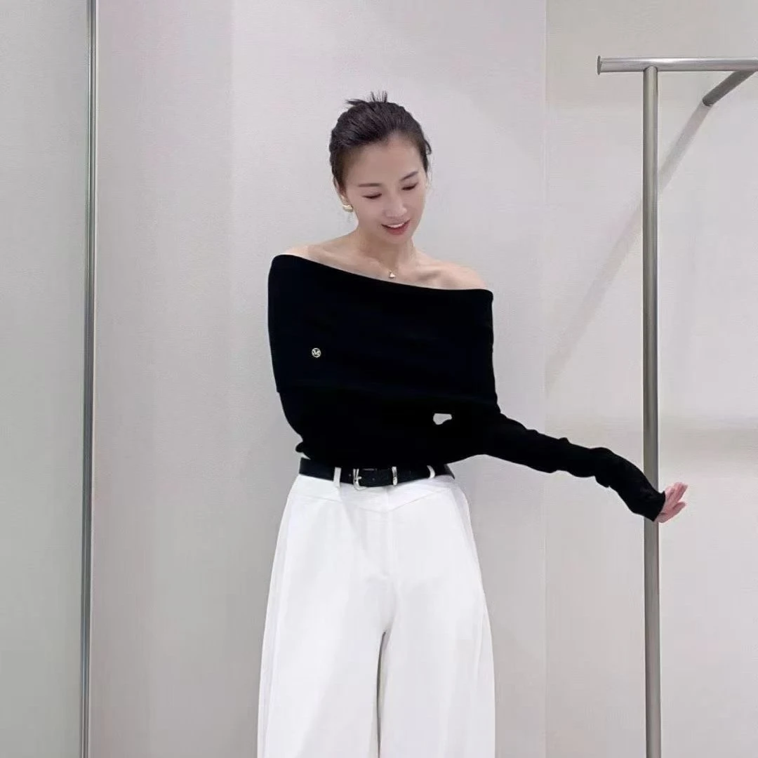 女针织长袖简约不褪色针织衫毛针织衫气质
