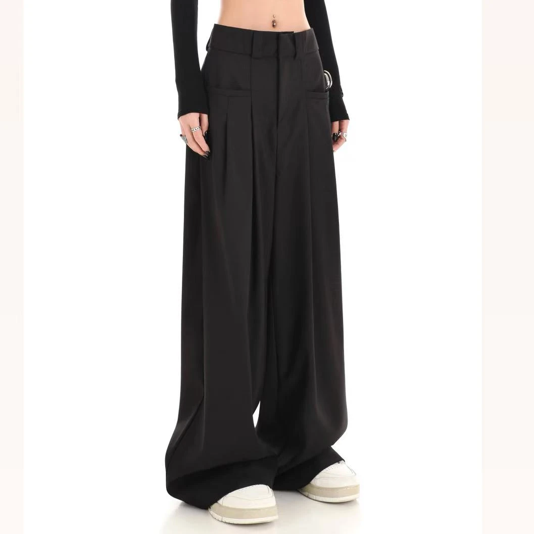 【766灰黑】薄款休闲裤女