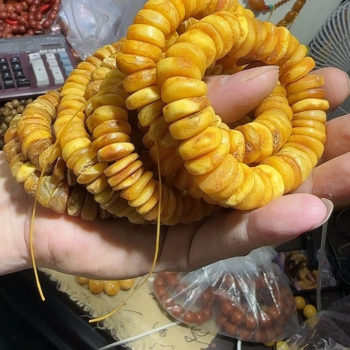 未镶嵌琥珀手链琥珀蜜蜡23